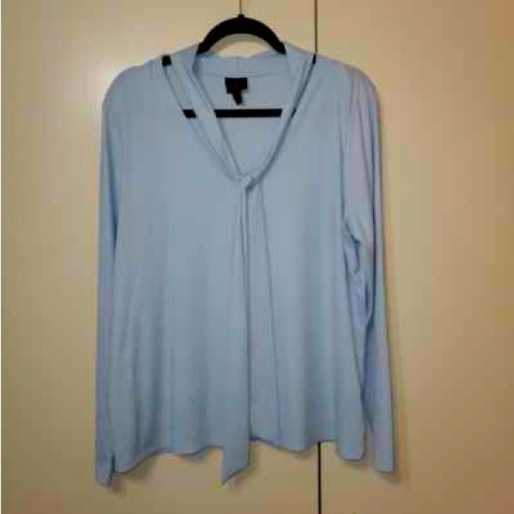 Light blue blouse